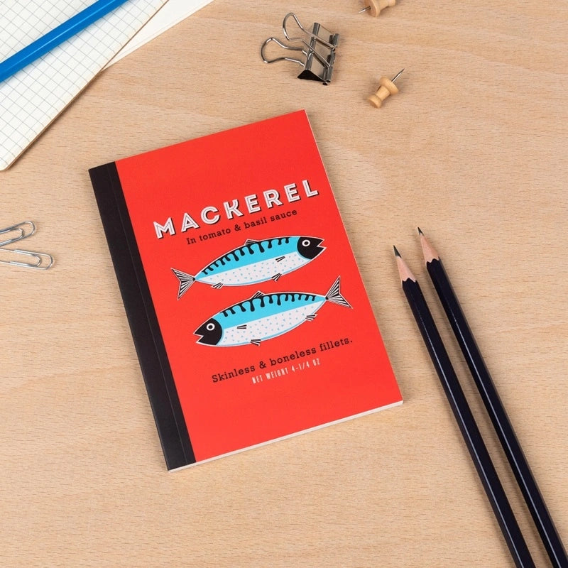 Rex London - A6 notebook - Fish MACKEREL