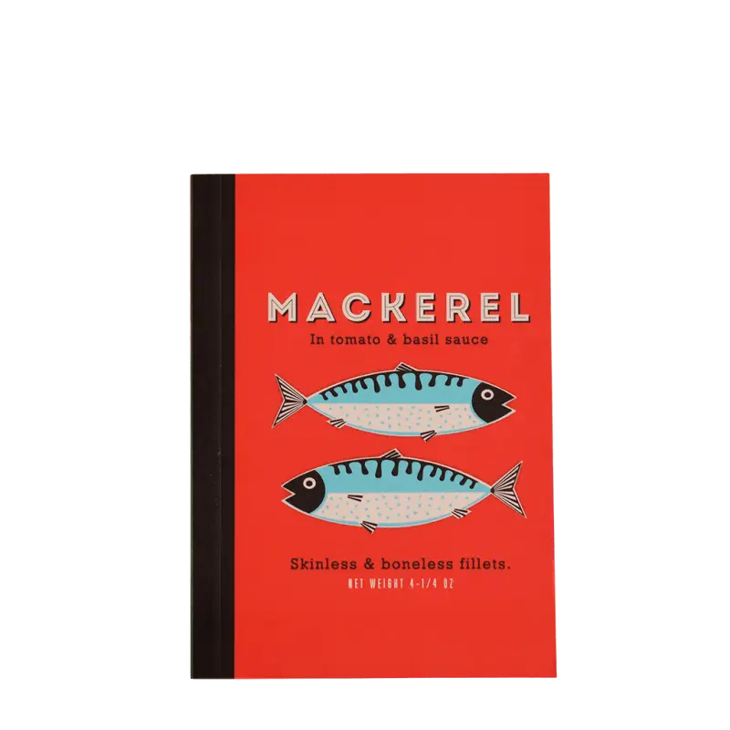 Rex London - A6 notebook - Fish MACKEREL