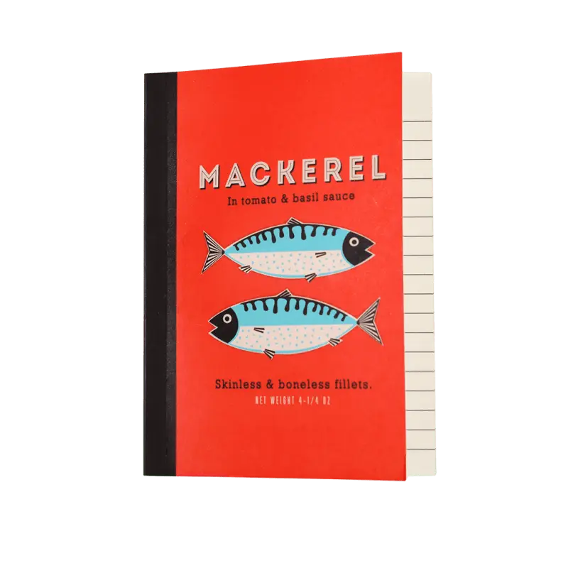 Rex London - A6 notebook - Fish MACKEREL