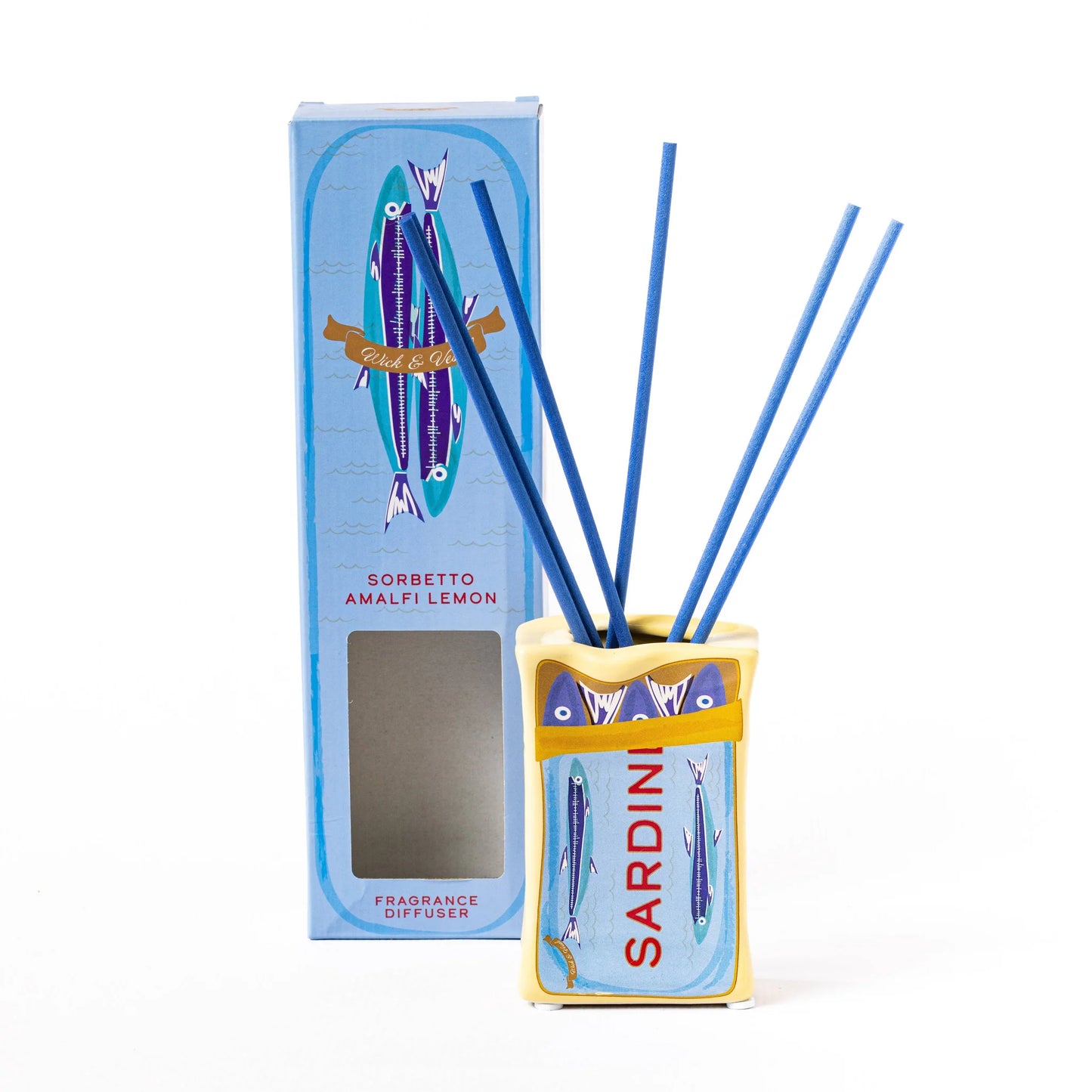 Wick + Vessel - Sardines Amalfi Lemon Scent Diffuser