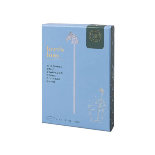 Here's how - The Curly Horse Cocktail Picks Set