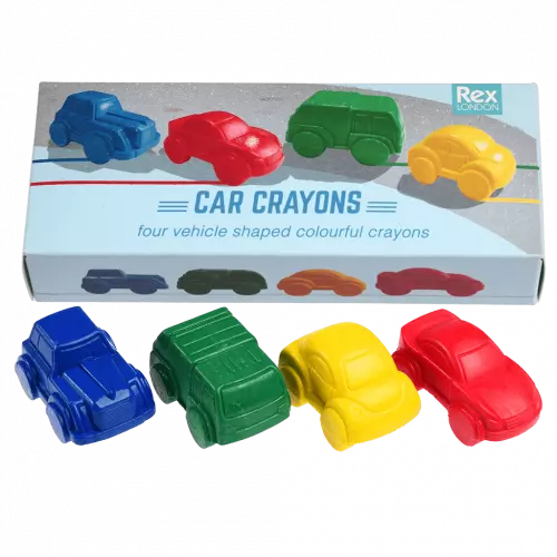 Car Crayons - Set of 4