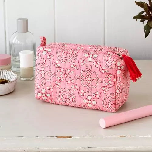 Quilted Makeup Bag - Anushka