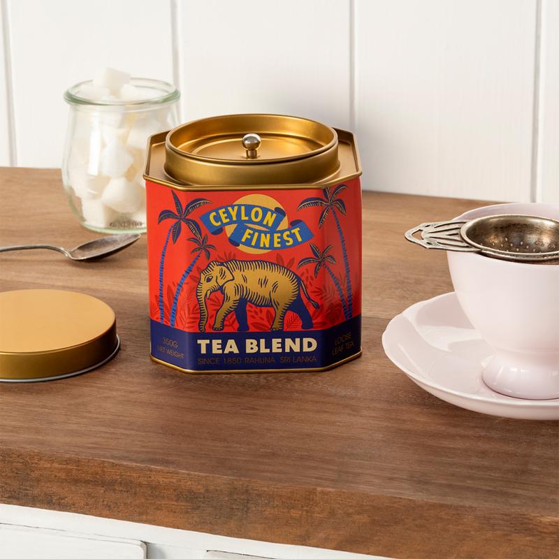 Metal Tea Caddy - Ceylon Finest