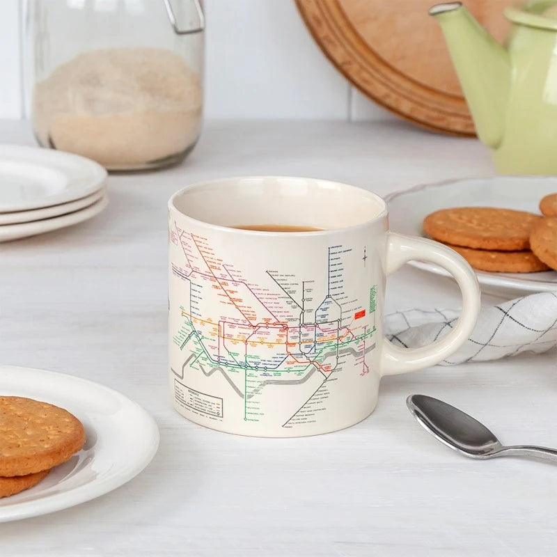 Rex London - Ceramic mug - TfL Heritage Tube Map