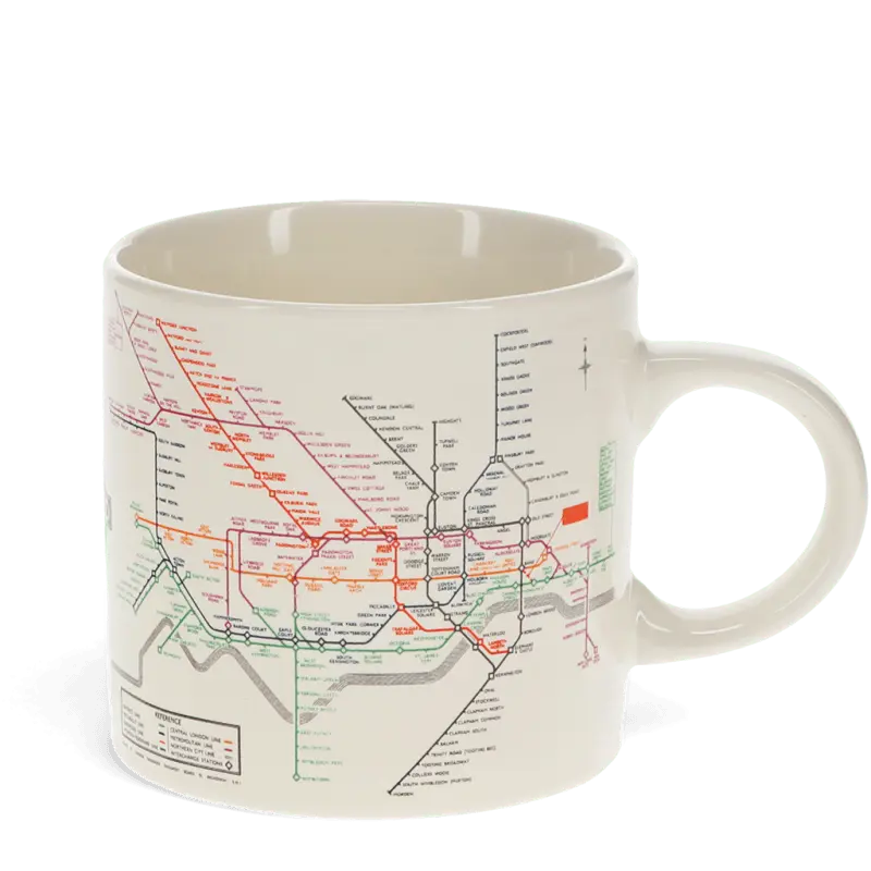 Rex London - Ceramic mug - TfL Heritage Tube Map