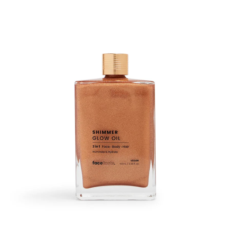 Face Facts - Shimmer Glow Face, Body, Hair Oil