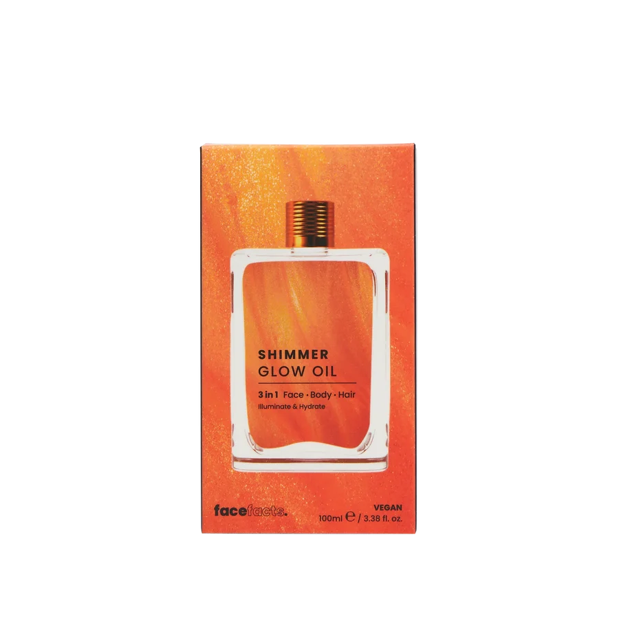 Face Facts - Shimmer Glow Face, Body, Hair Oil