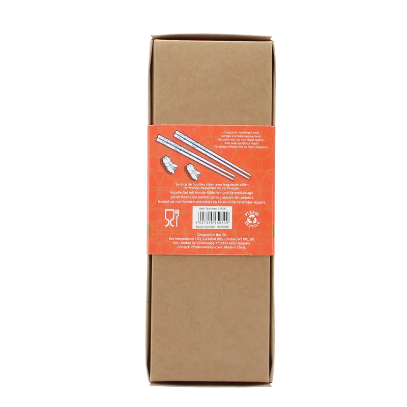 Rex London - Chopsticks and rests set - Dog