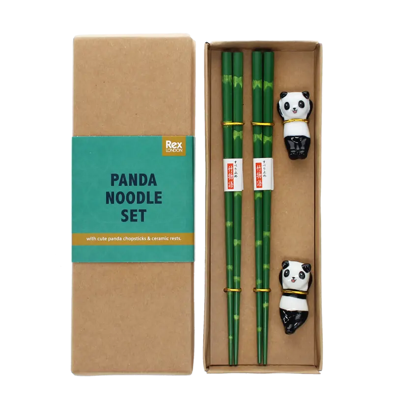 Rex London - Chopsticks and rests set - Panda