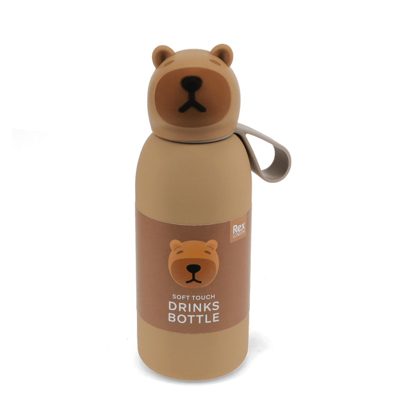 Rex London - Children's Animal Head Drinks Bottle - Capybara