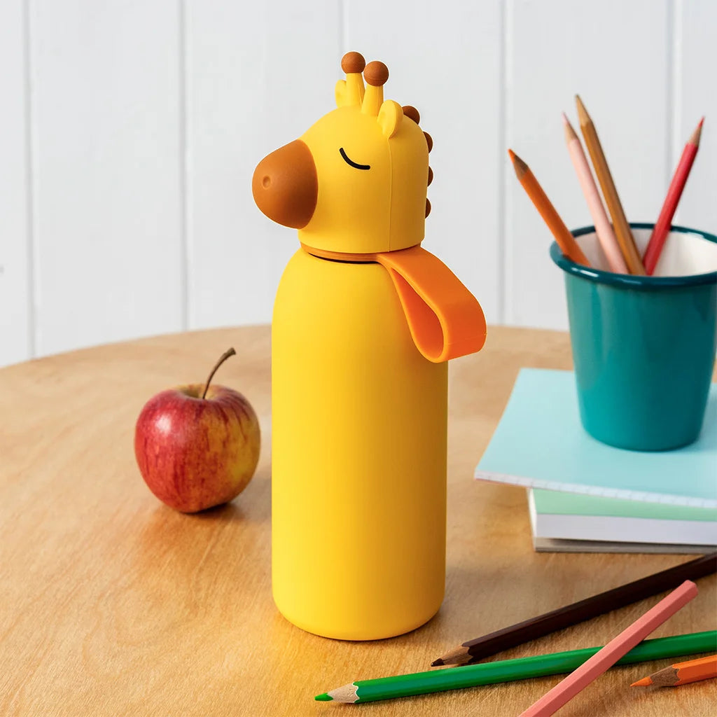 Rex London - Children's Animal Head Drinks Bottle - Giraffe