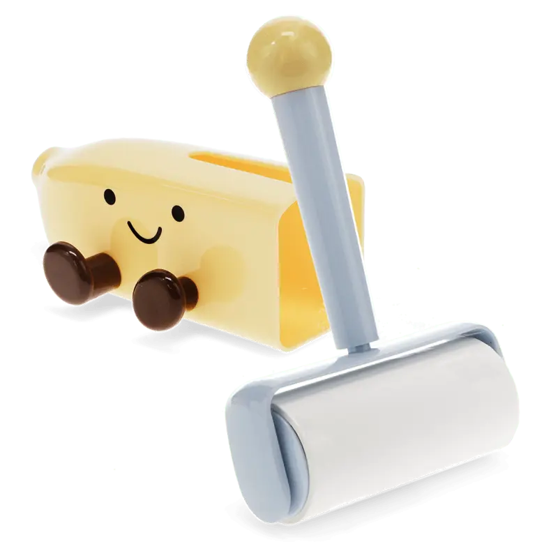 Rex London - Lint roller with holder - Banana