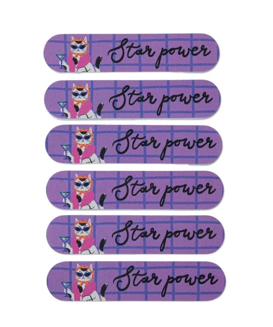 HiJinx - Star Power Emery Boards (Set of 6)