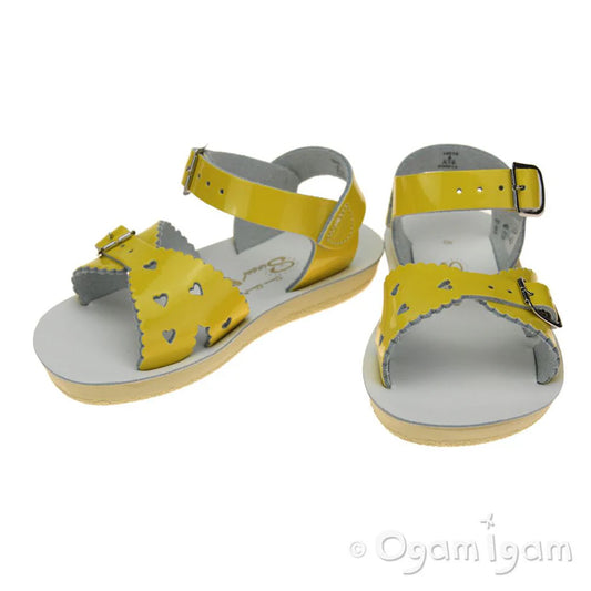 Sun-San Salt Water Sandals - Sweetheart Yellow Patent