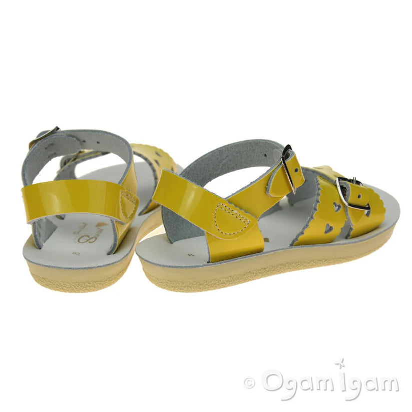 Sun-San Salt Water Sandals - Sweetheart Yellow Patent