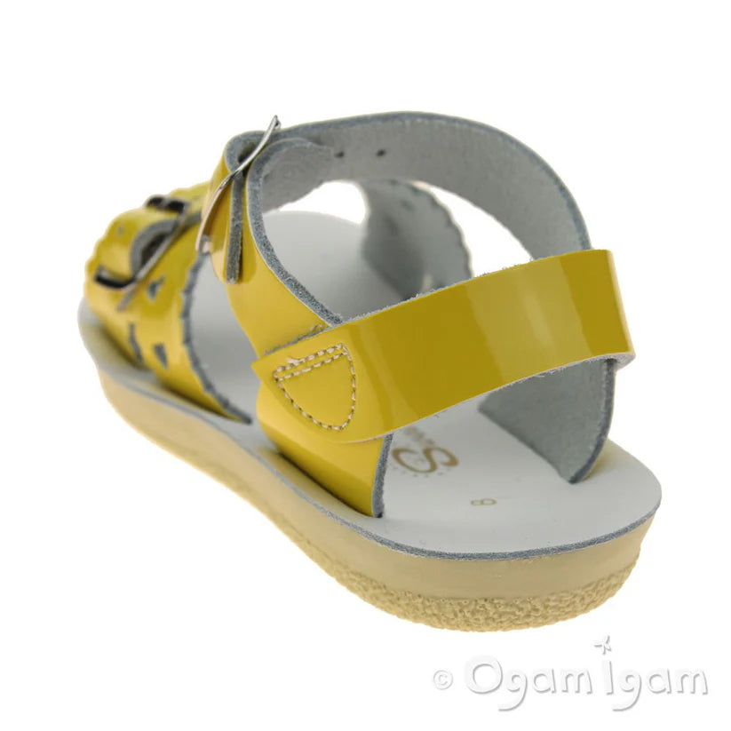 Sun-San Salt Water Sandals - Sweetheart Yellow Patent