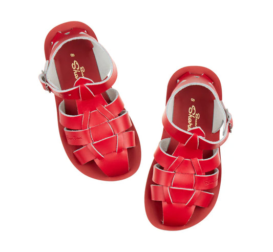 Sun-San Salt Water Sandals - Sharks Red