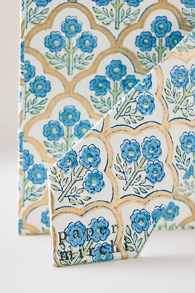 Paper Mirchi - Block-Printed Photo Frame (Blue)