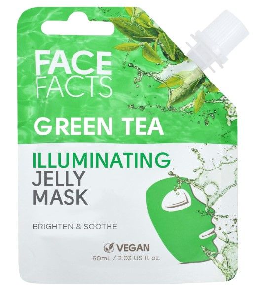 Face Facts - Nourishing Green Tea Illuminating Jelly Mask
