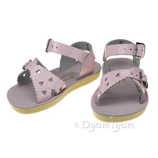 Sun-San Salt Water Sandals - Sweetheart Shiny Pink