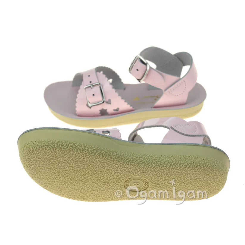 Sun-San Salt Water Sandals - Sweetheart Shiny Pink