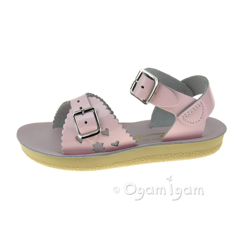 Sun-San Salt Water Sandals - Sweetheart Shiny Pink