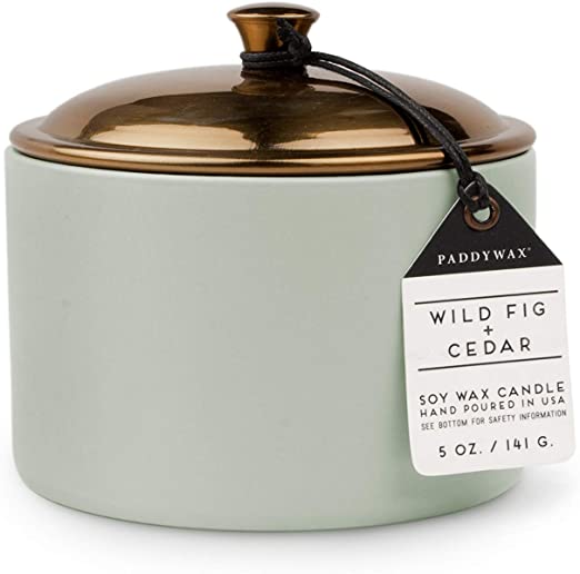Wild Fig & Cedar Soy Wax Candle Pot - Small