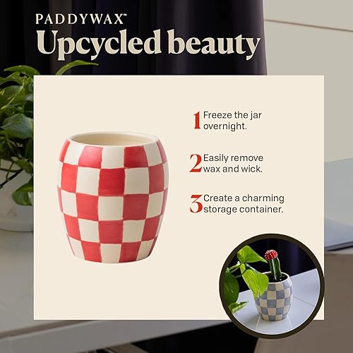 Paddywax Checkmate Scented Candle - Rose + Santal