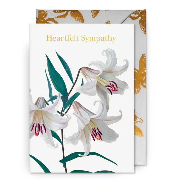 Heartfelt Sympathy Rhododendron Card