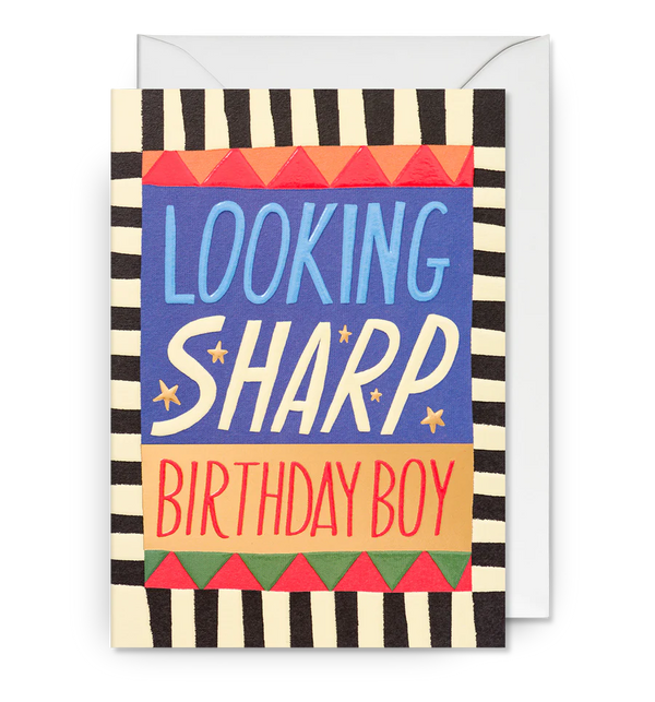 Looking Sharp Birthday Boy Card