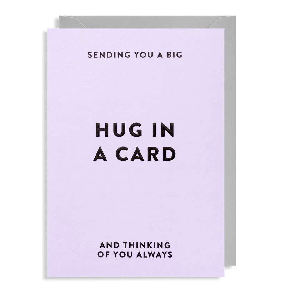 Sending a Big Hug in a Card