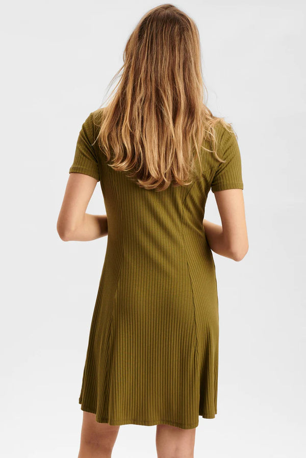 Numph Nudiaz Dress - Olive