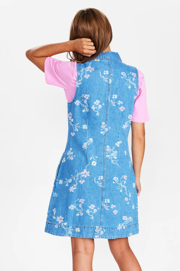 Numph NUPETRA SL DRESS - Light Blue Denim