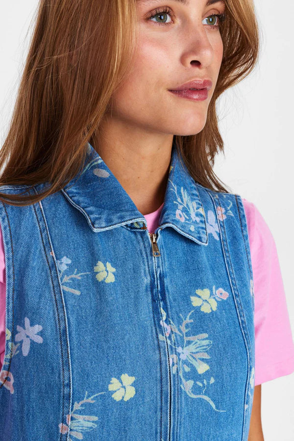 Numph NUPETRA SL DRESS - Light Blue Denim