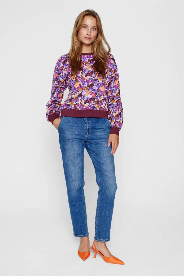 Numph - NUKAIKA SWEAT - GOTS - Blue Fog Sale price