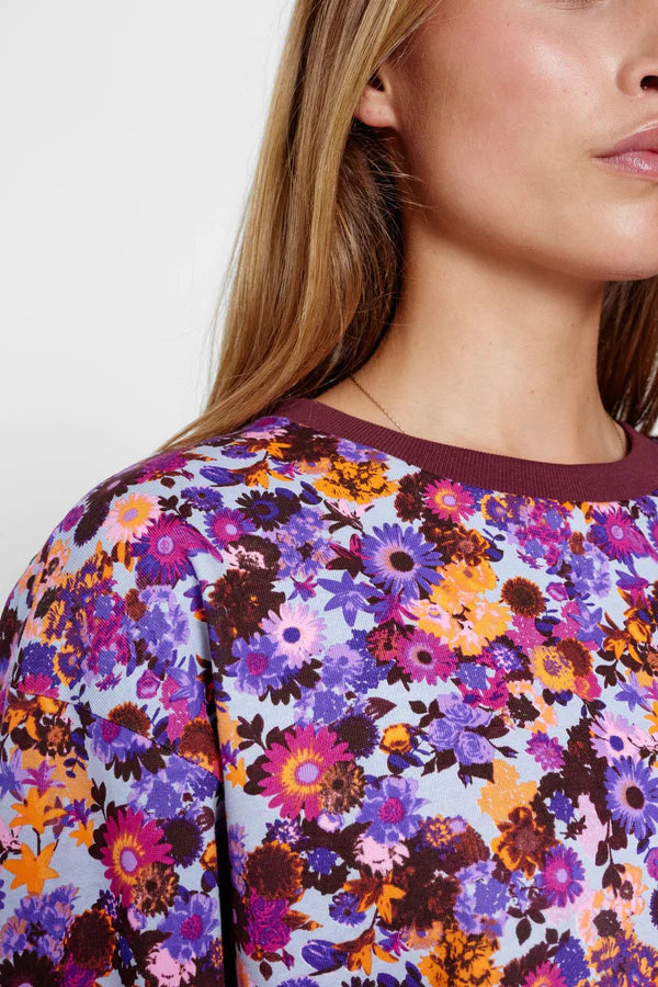 Numph - NUKAIKA SWEAT - GOTS - Blue Fog Sale price