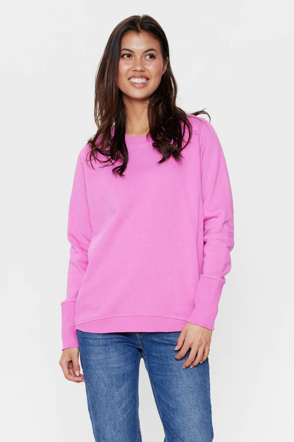 Numph Nunikola Sweater - Super Pink