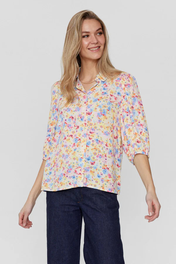 Numph Numilena Shirt - Limelight
