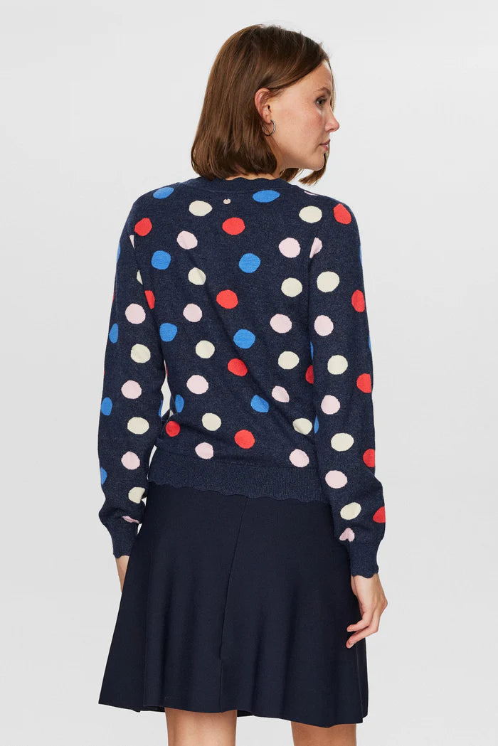 Numph Nubagataha Pullover - Dress Blue
