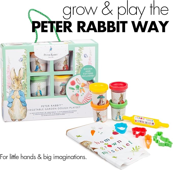 RMS - Peter Rabbit Vegetable Garden Dough Playset