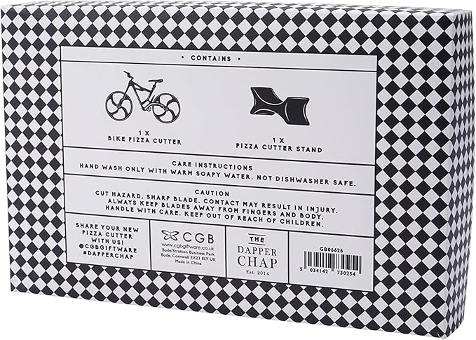CGB Giftware Dapper Chap -  Bike Pizza Cutter