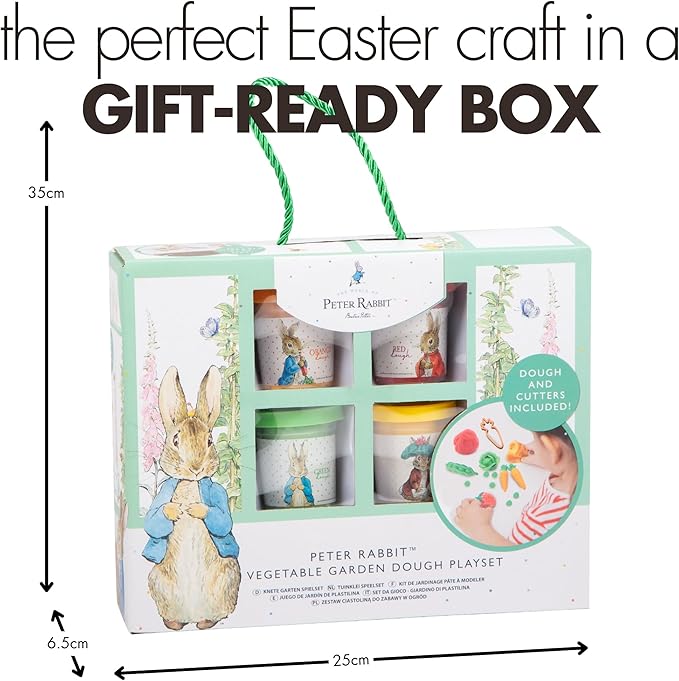 RMS - Peter Rabbit Vegetable Garden Dough Playset