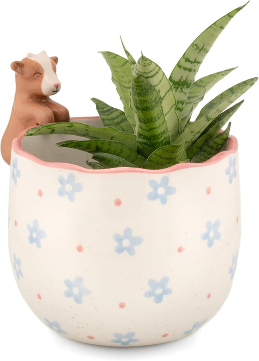 Sass & Belle Peeking Goat Planter - Indoor Plant Pot