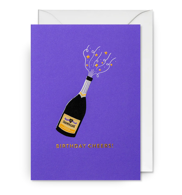 Birthday Cheers! Champagne Card