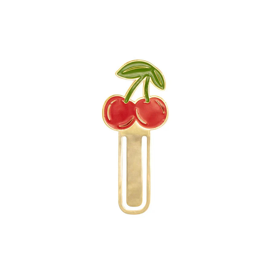 sass & belle Cherry Enamel Bookmark