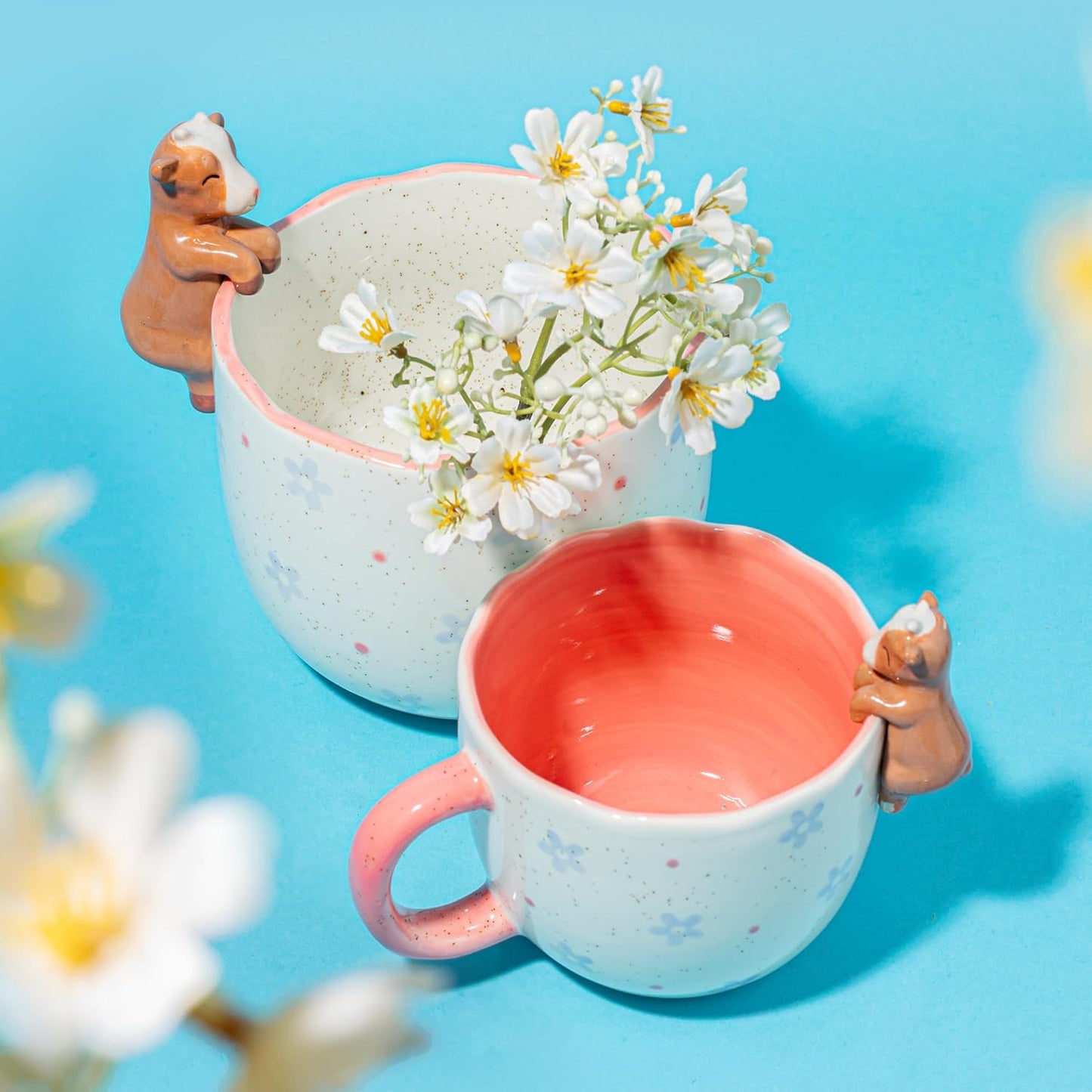 Sass & Belle Peeking Goat Planter - Indoor Plant Pot
