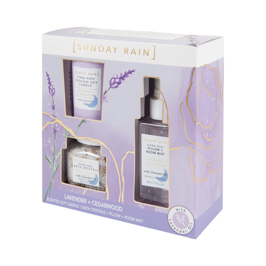 Sunday Rain - Lavender + Cedarwood Trio