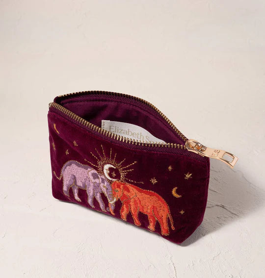 Elizabeth Scarlett Enchanted Elephant Coin Purse - Ruby