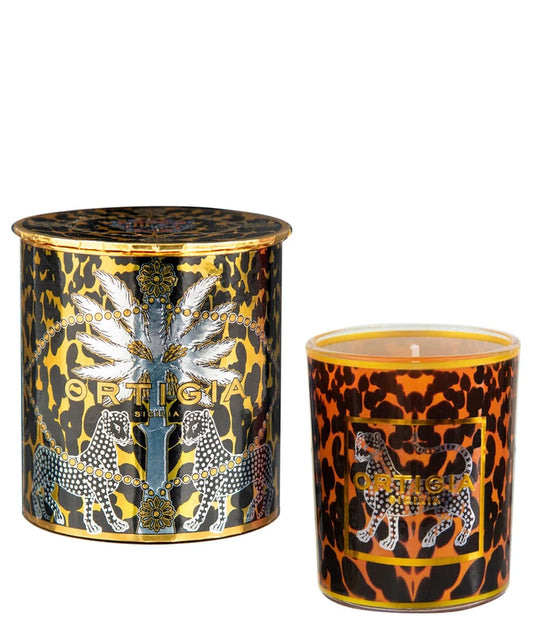 Ortigia Ambra Nera Decorated Candle